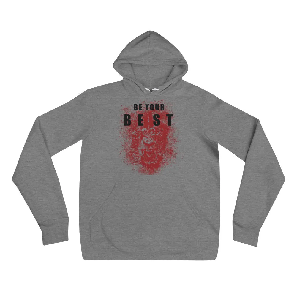 Be Your Beast Lion dark lettering men's pull-over hoodie