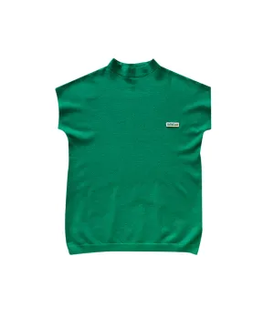 BENECIA 12 Sleeveless Mock Neck - Green