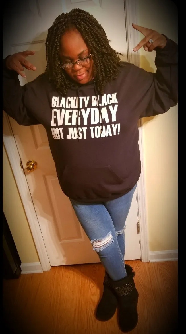 Blackity Black Hoodie