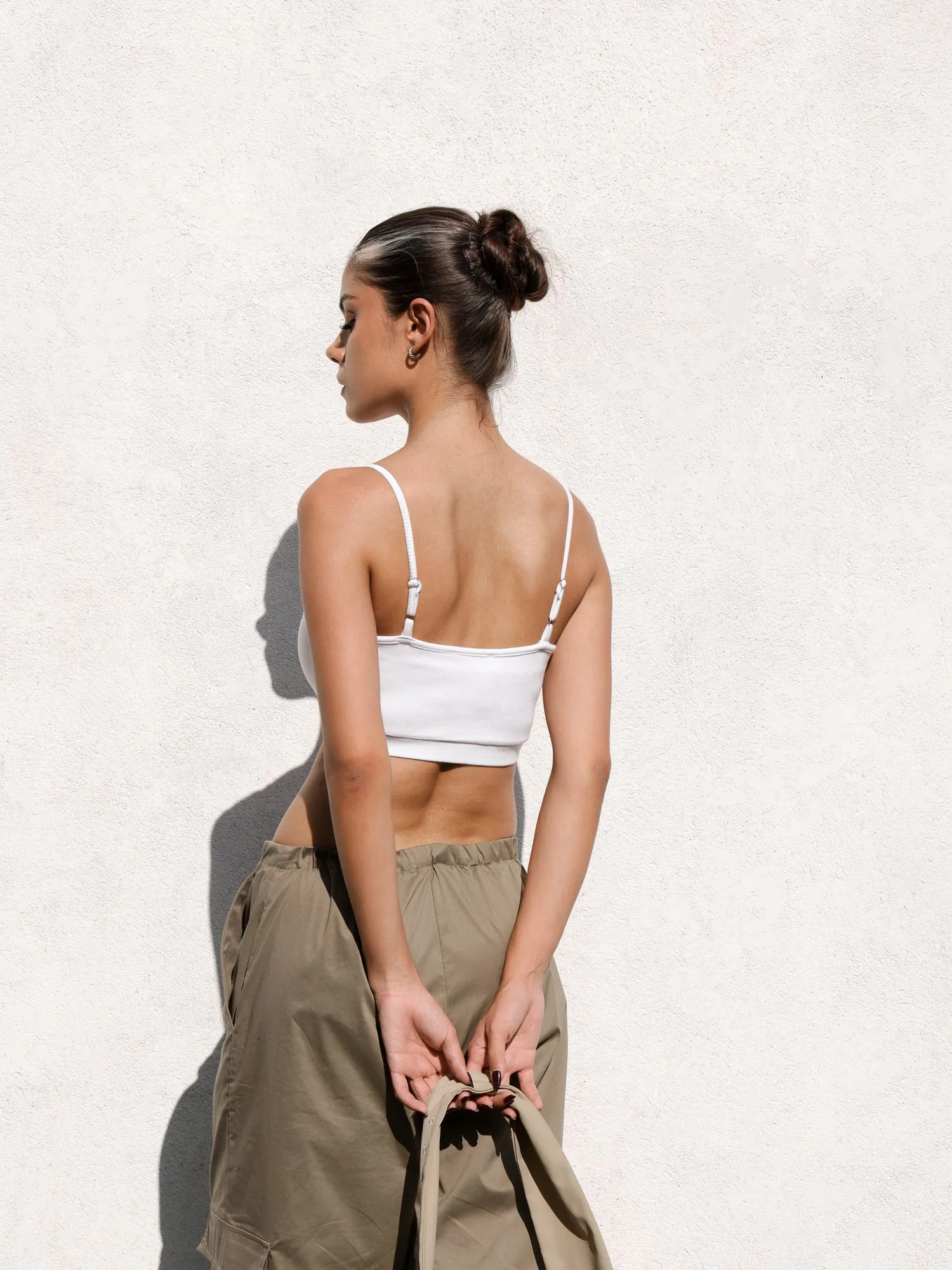 Bustier Detail Rib Top
