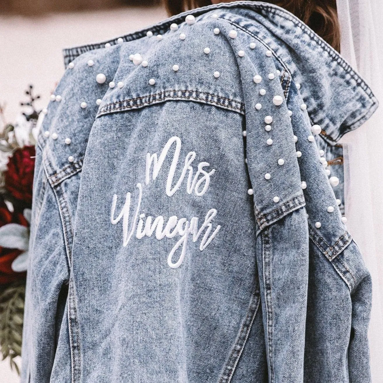 Classic Pearl Studded Jacket