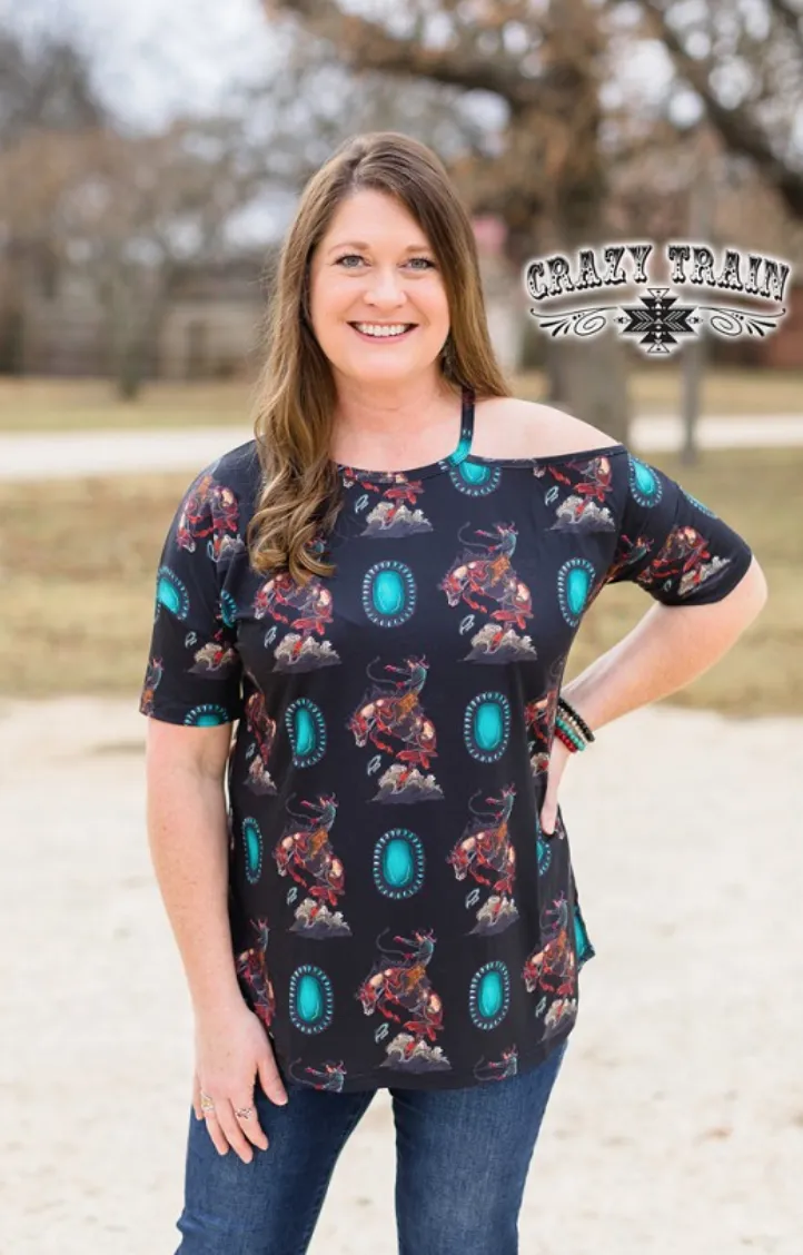 Concho Cowboy Top