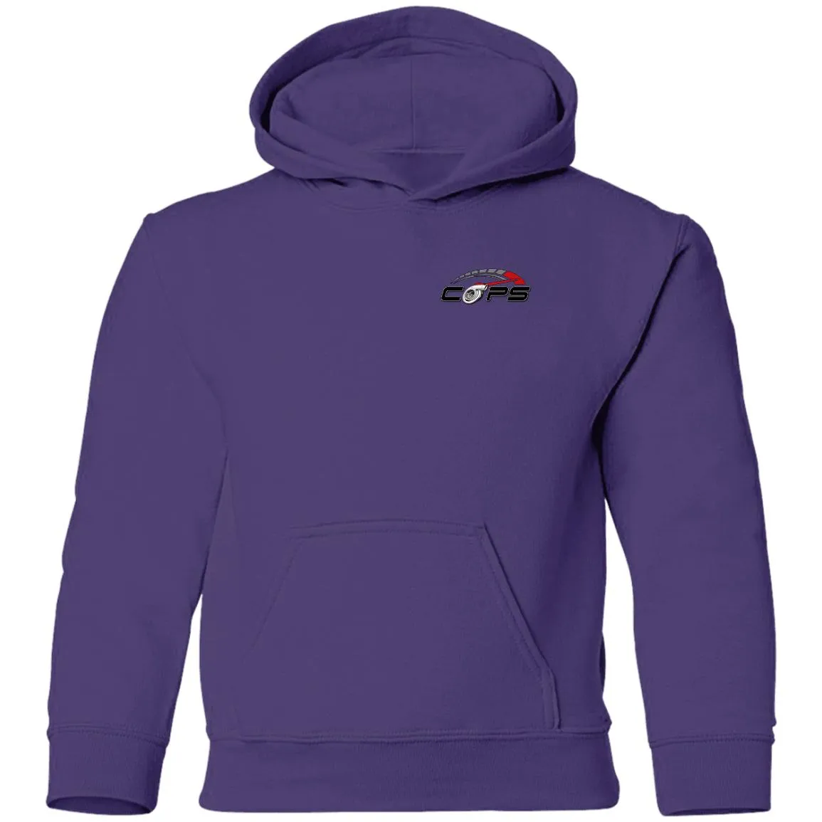 COPS Turbo 2-sided print G185B Youth Pullover Hoodie
