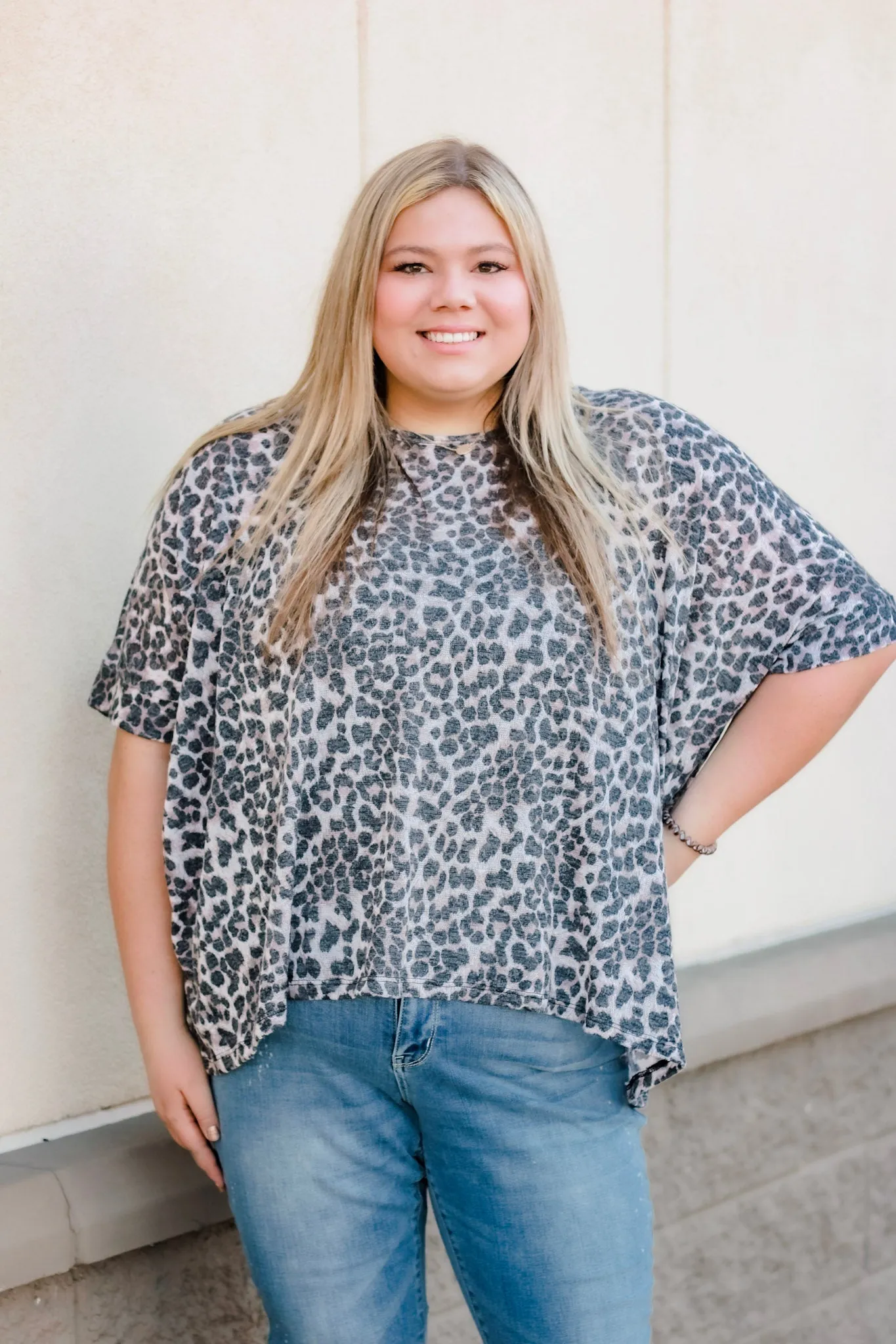 Count Me In Leopard Top