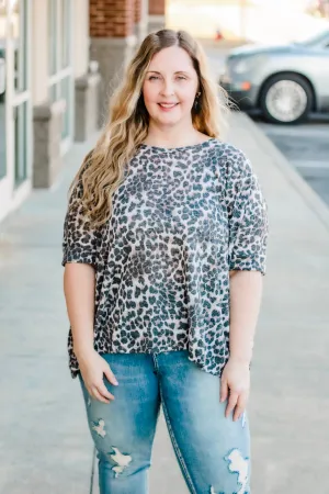 Count Me In Leopard Top