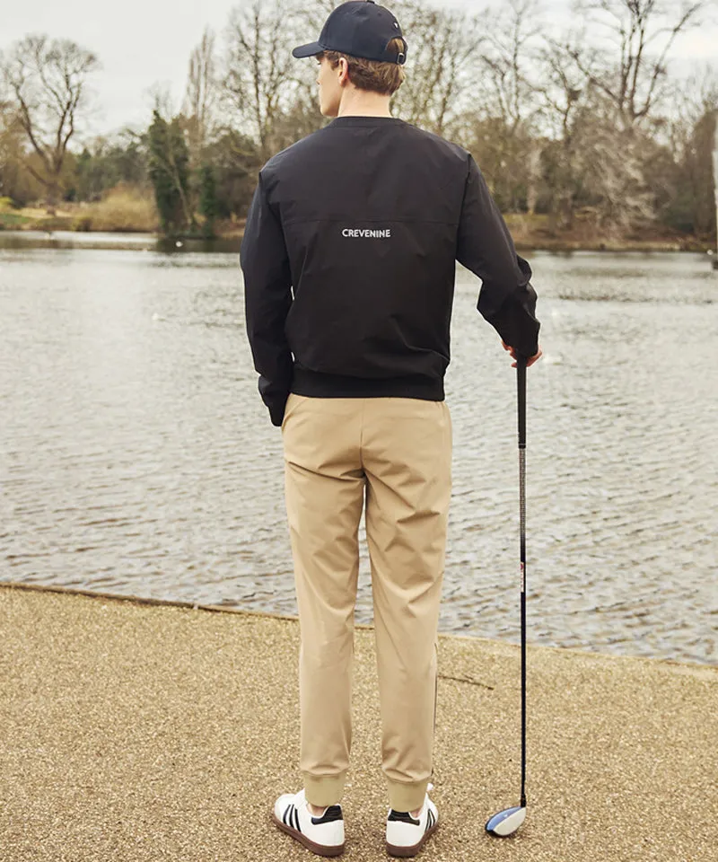 CREVE NINE: Men's Half Jogger Pants - Beige