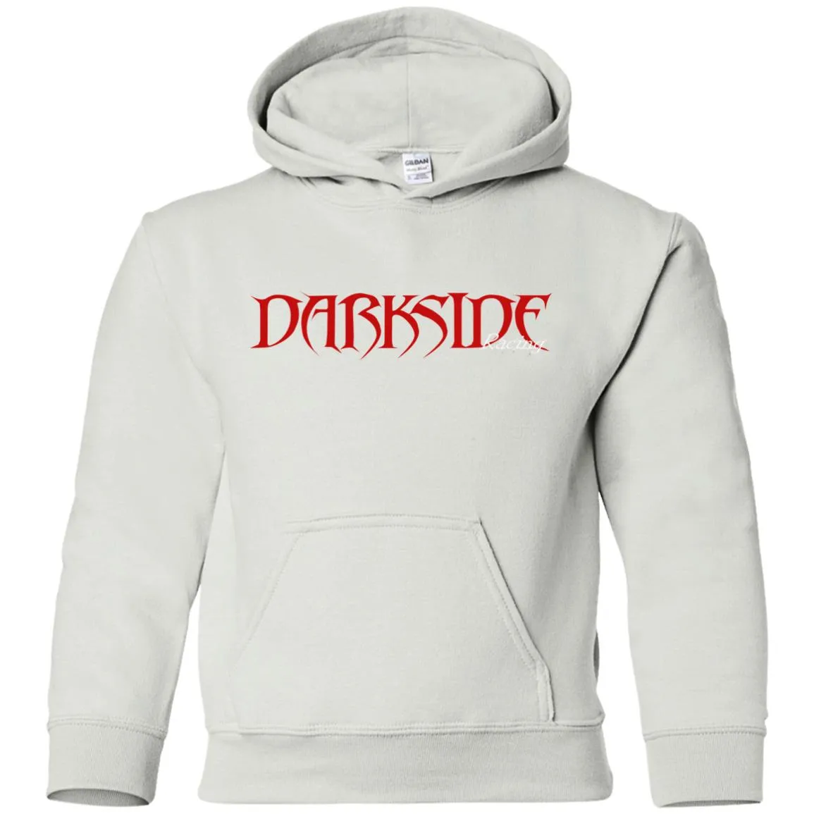 Dark Side Racing 2-sided print w/ skull on back G185B Gildan Youth Pullover Hoodie