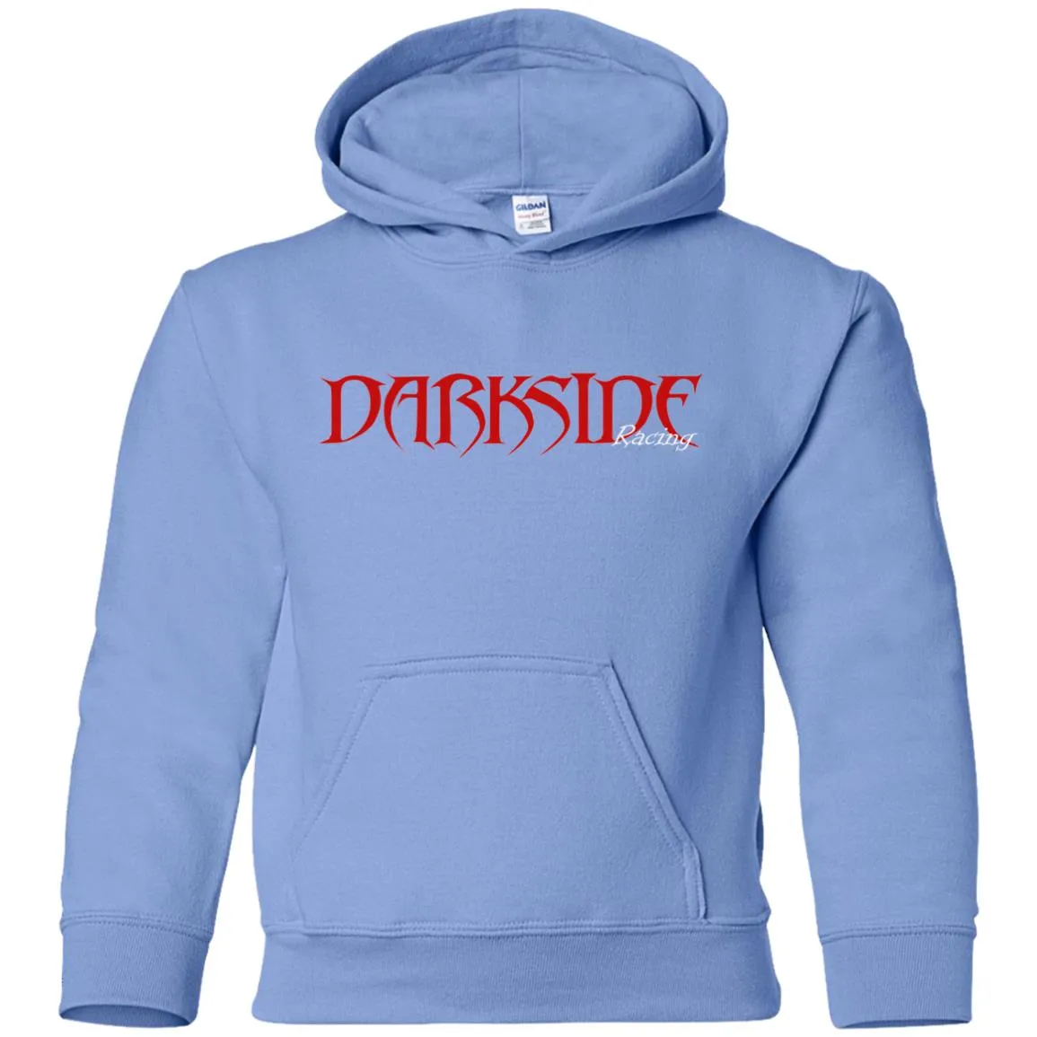 Dark Side Racing 2-sided print w/ skull on back G185B Gildan Youth Pullover Hoodie