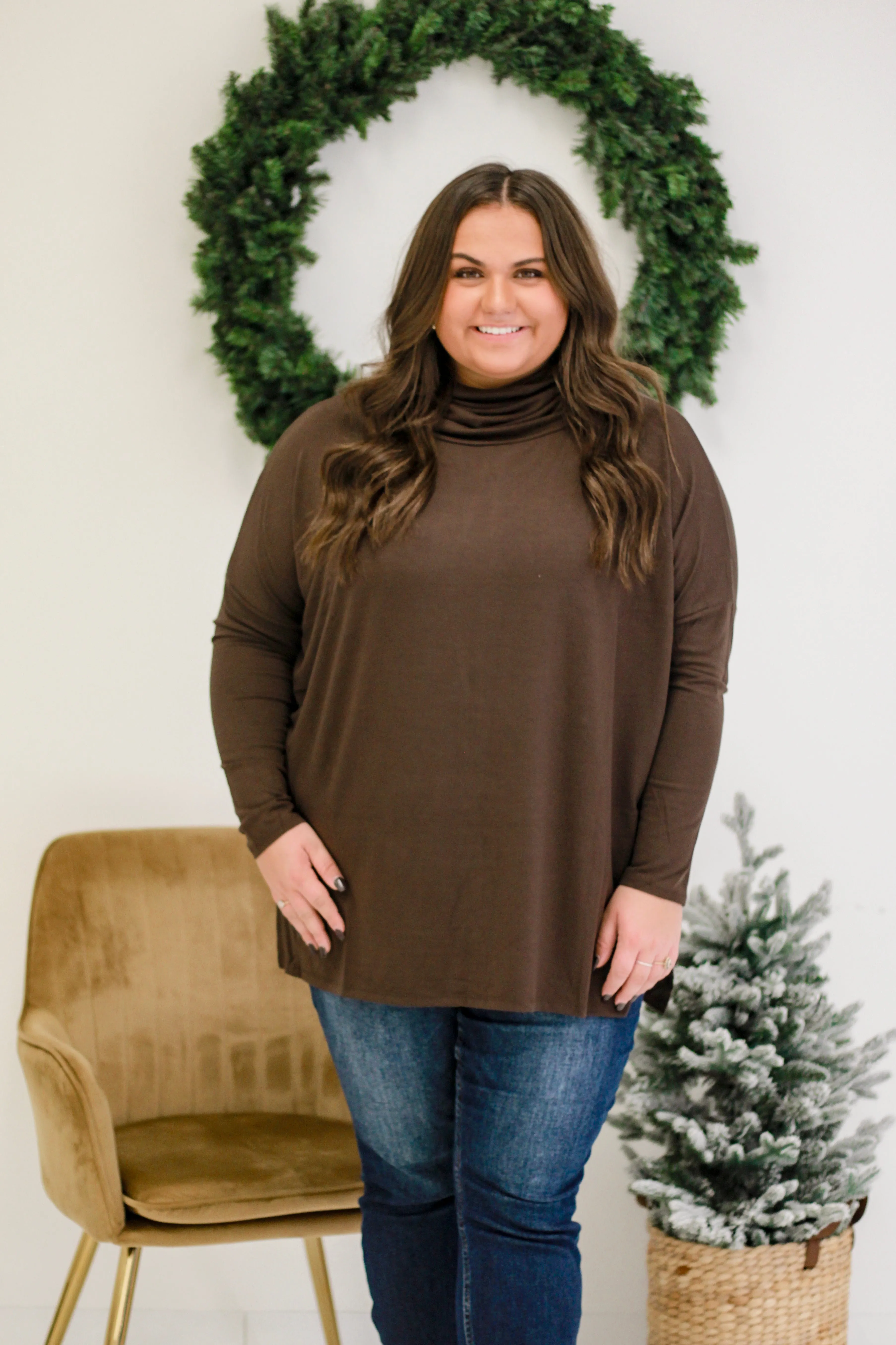 DB Feeling Forever Cowl Neck Top
