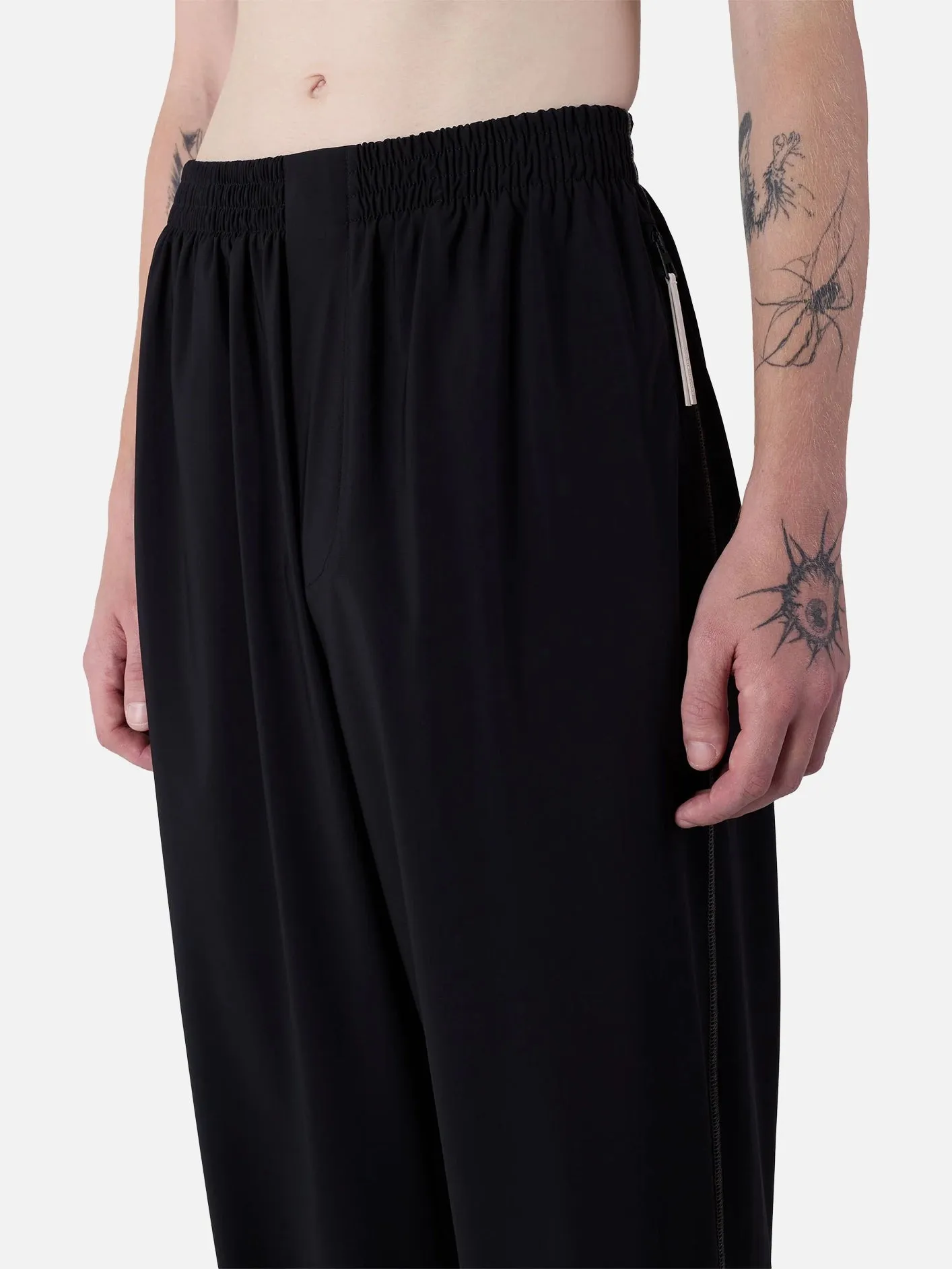 Elastic Pants - Black