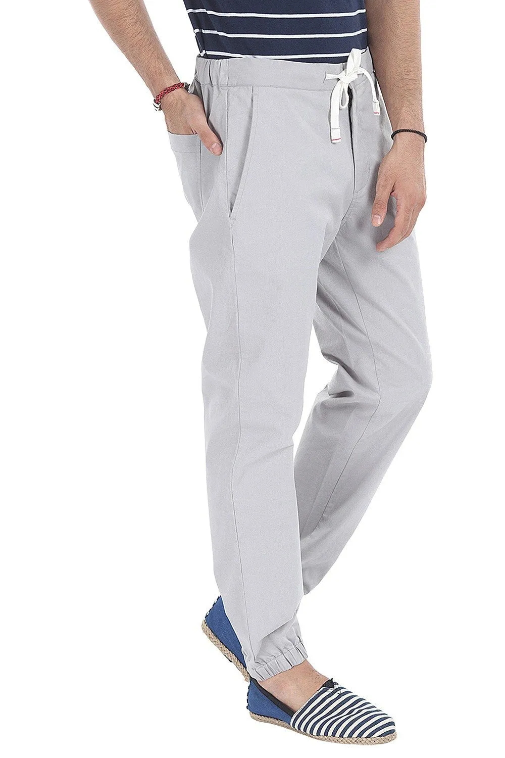 Enzyme Washed Lightweight Cotton Twill Pant