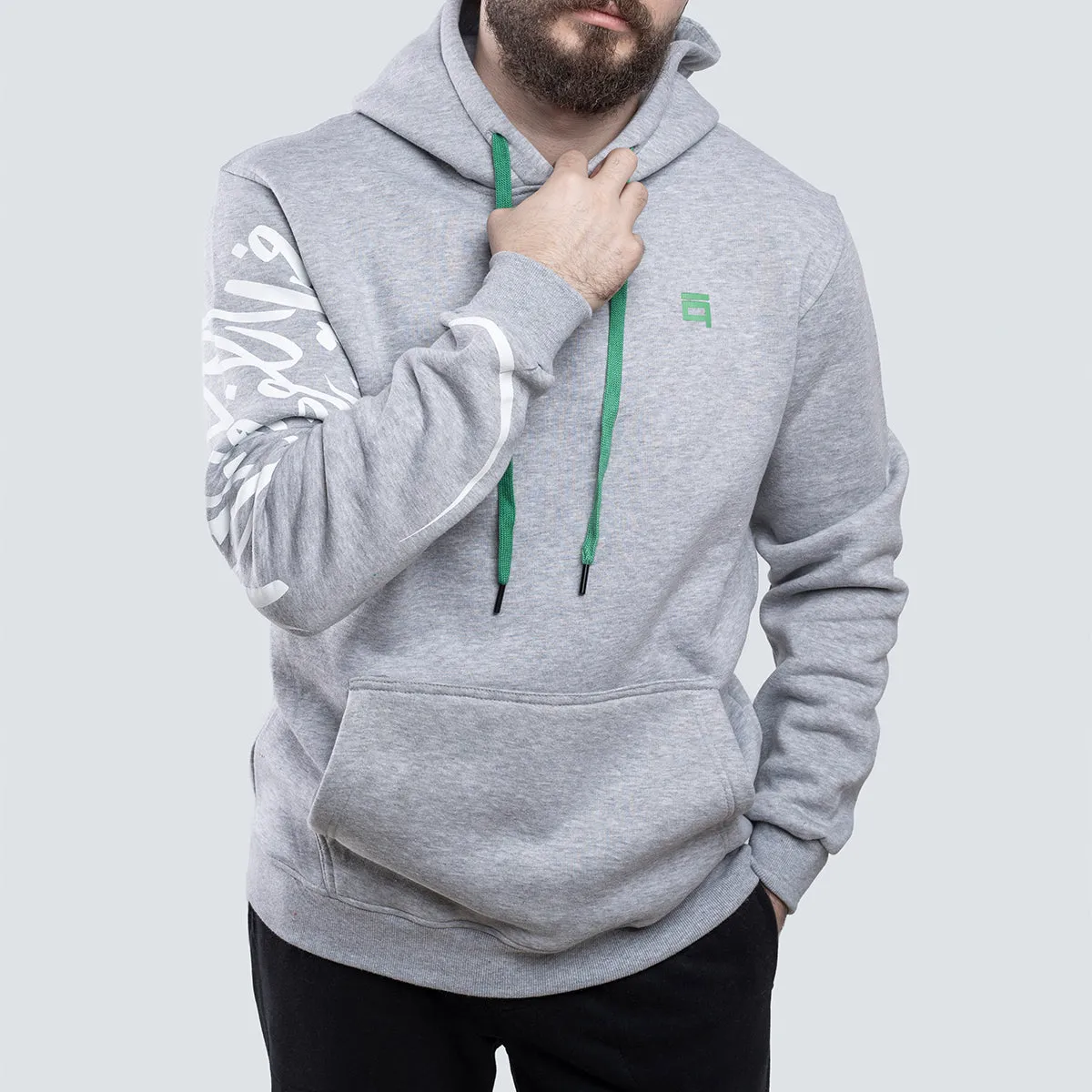 Feek Entawa Hoodie. Heather Gray