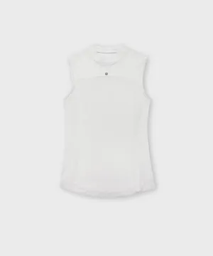 FORDI Mockneck Sleeveless T-Shirt - White