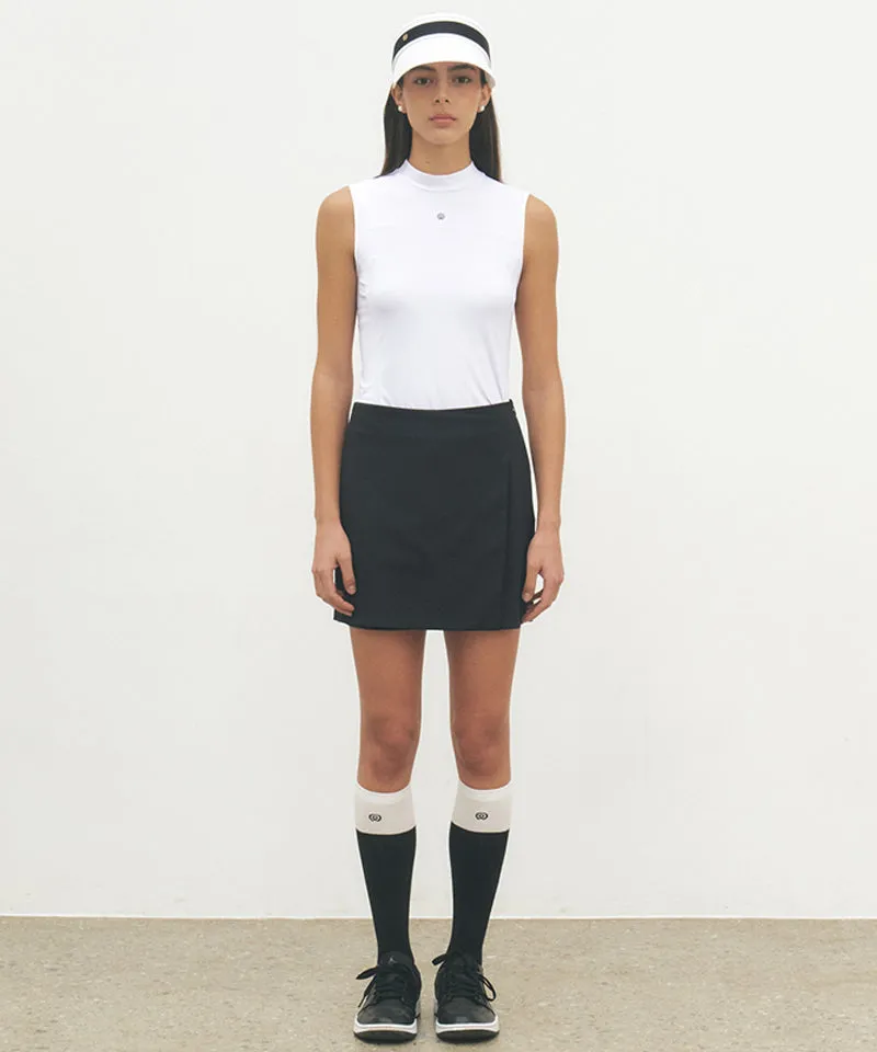FORDI Mockneck Sleeveless T-Shirt - White