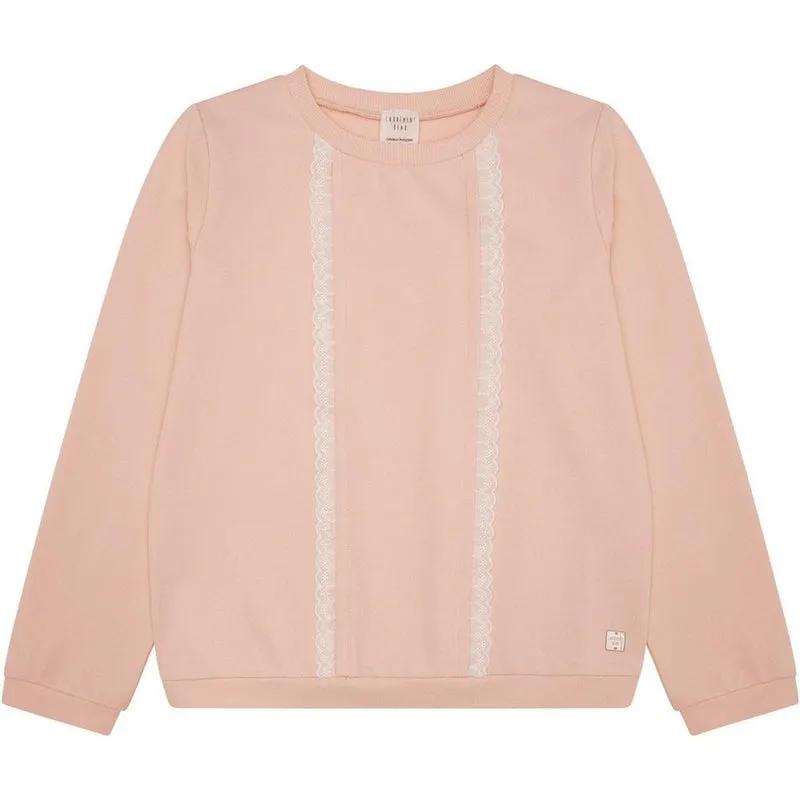Girls Pale Pink Sweatshirt