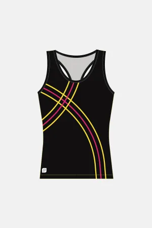 Girls Singlet Black