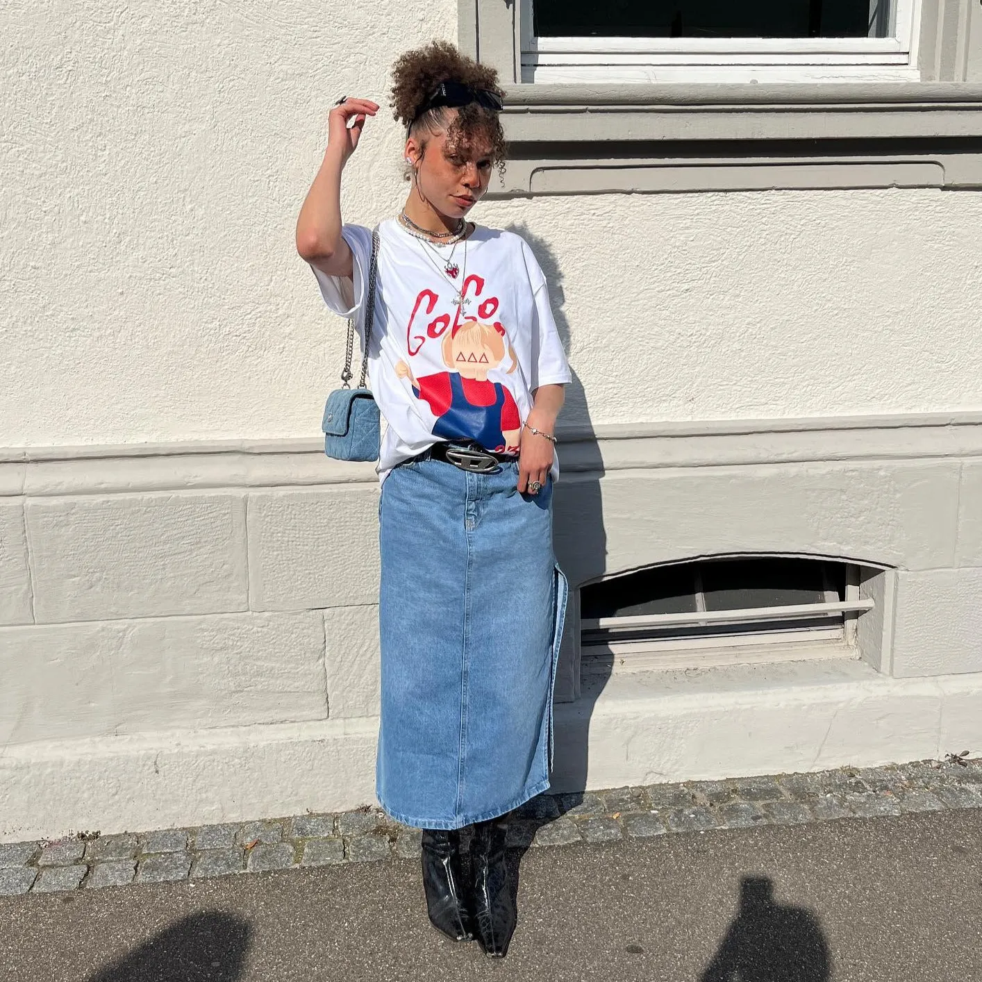 HK Catoon Girl T-shirt