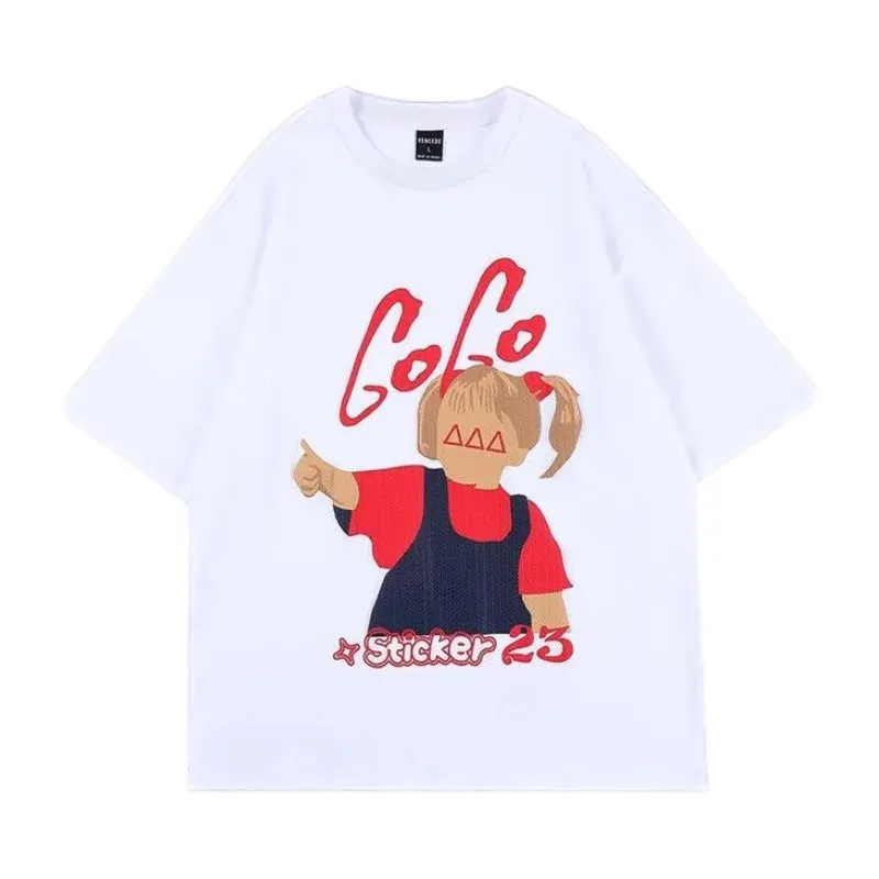 HK Catoon Girl T-shirt