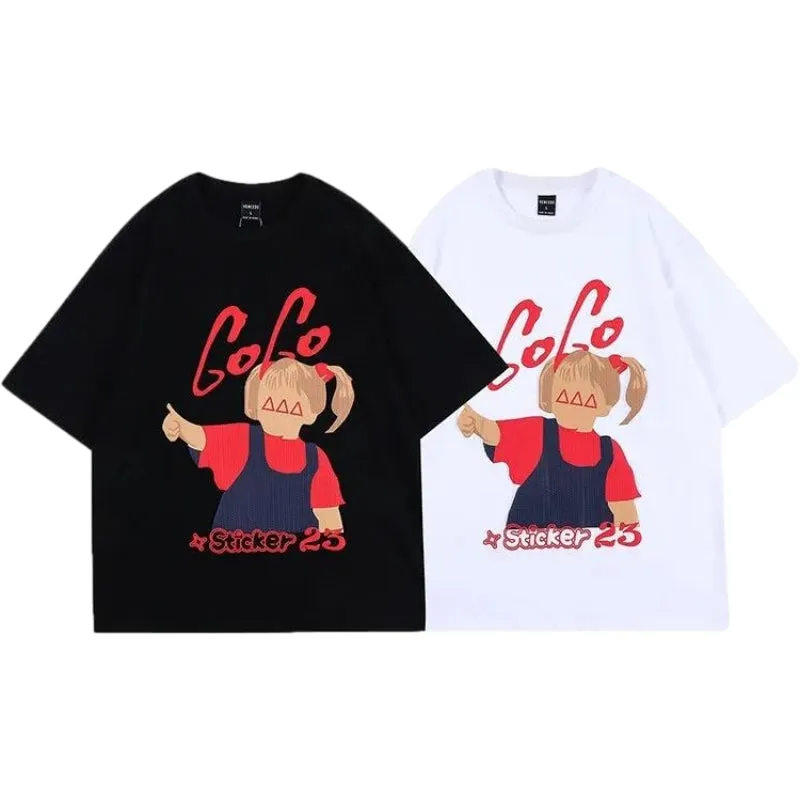 HK Catoon Girl T-shirt