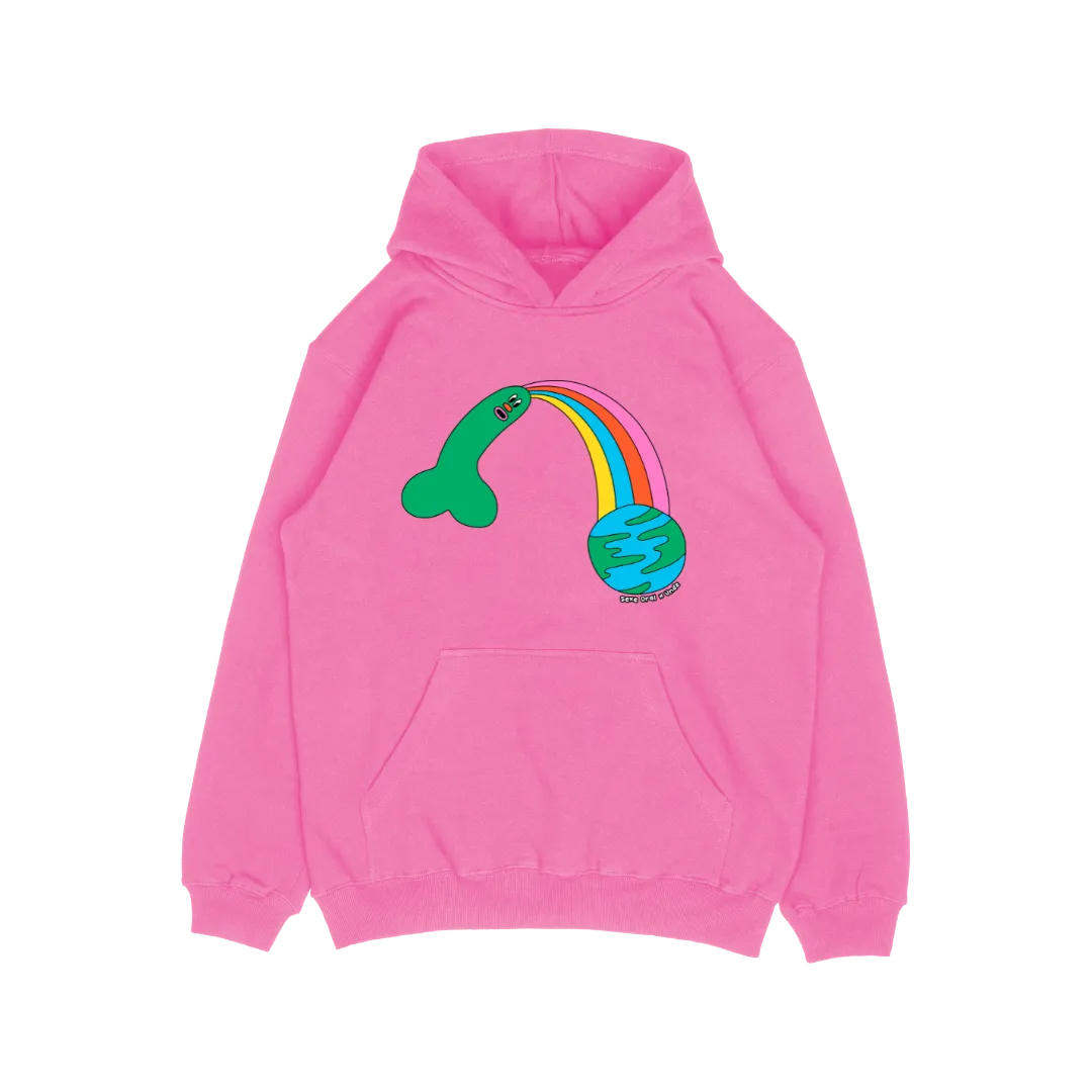 HOODIE PINK - SEXE ORAL RAINBOW