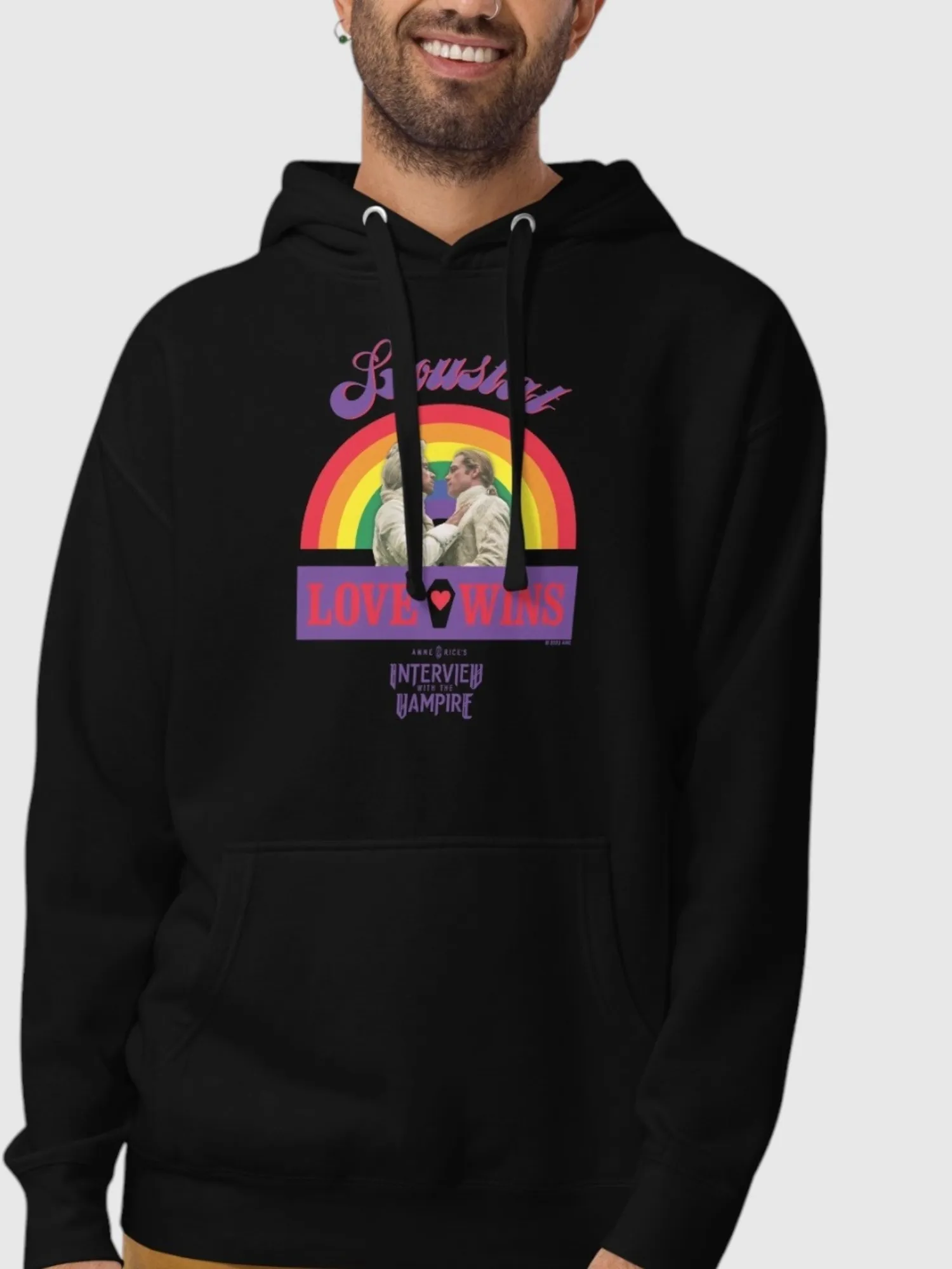 Interview With The Vampire Love Wins Adult Hoodie