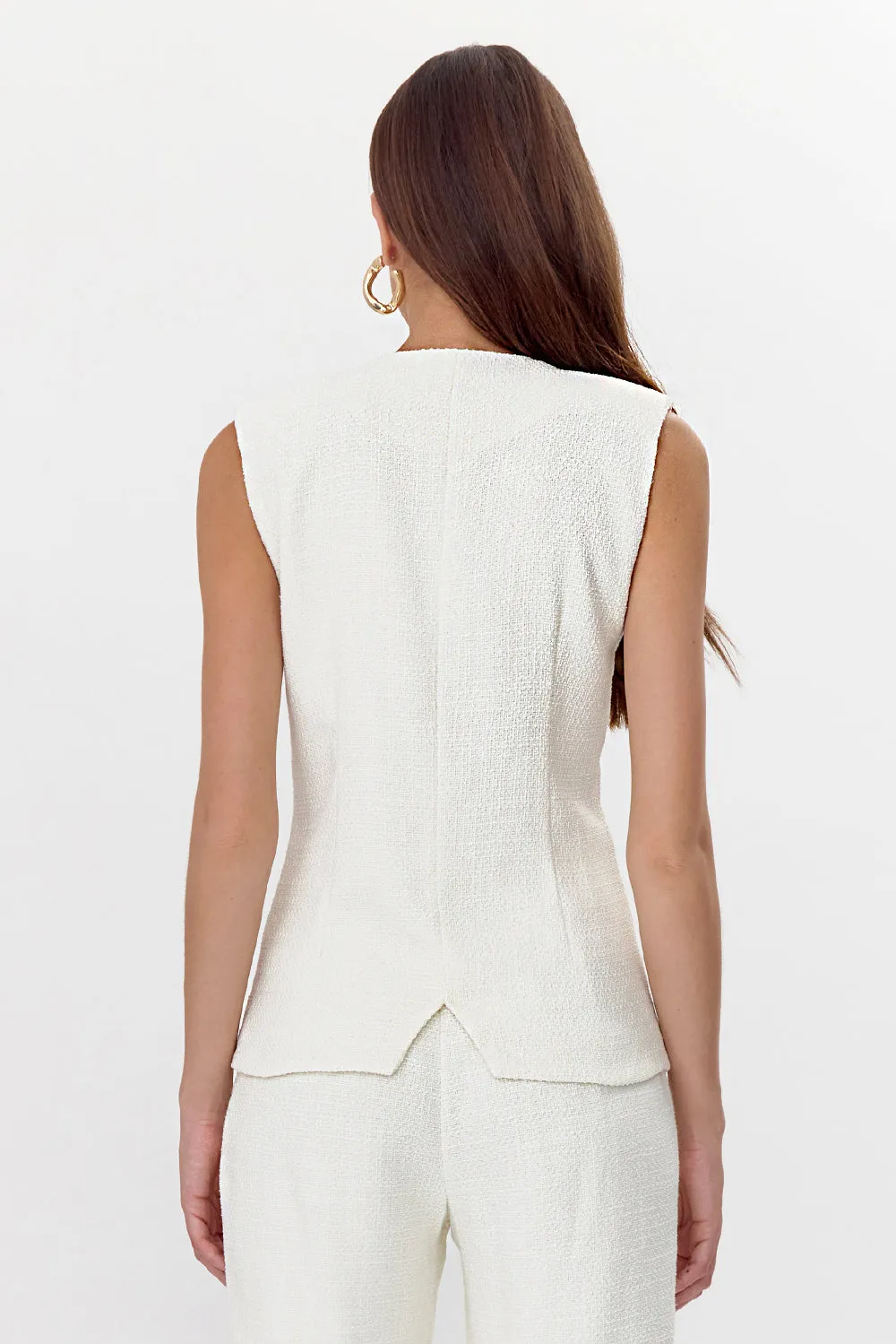 Jackie Tweed Vest