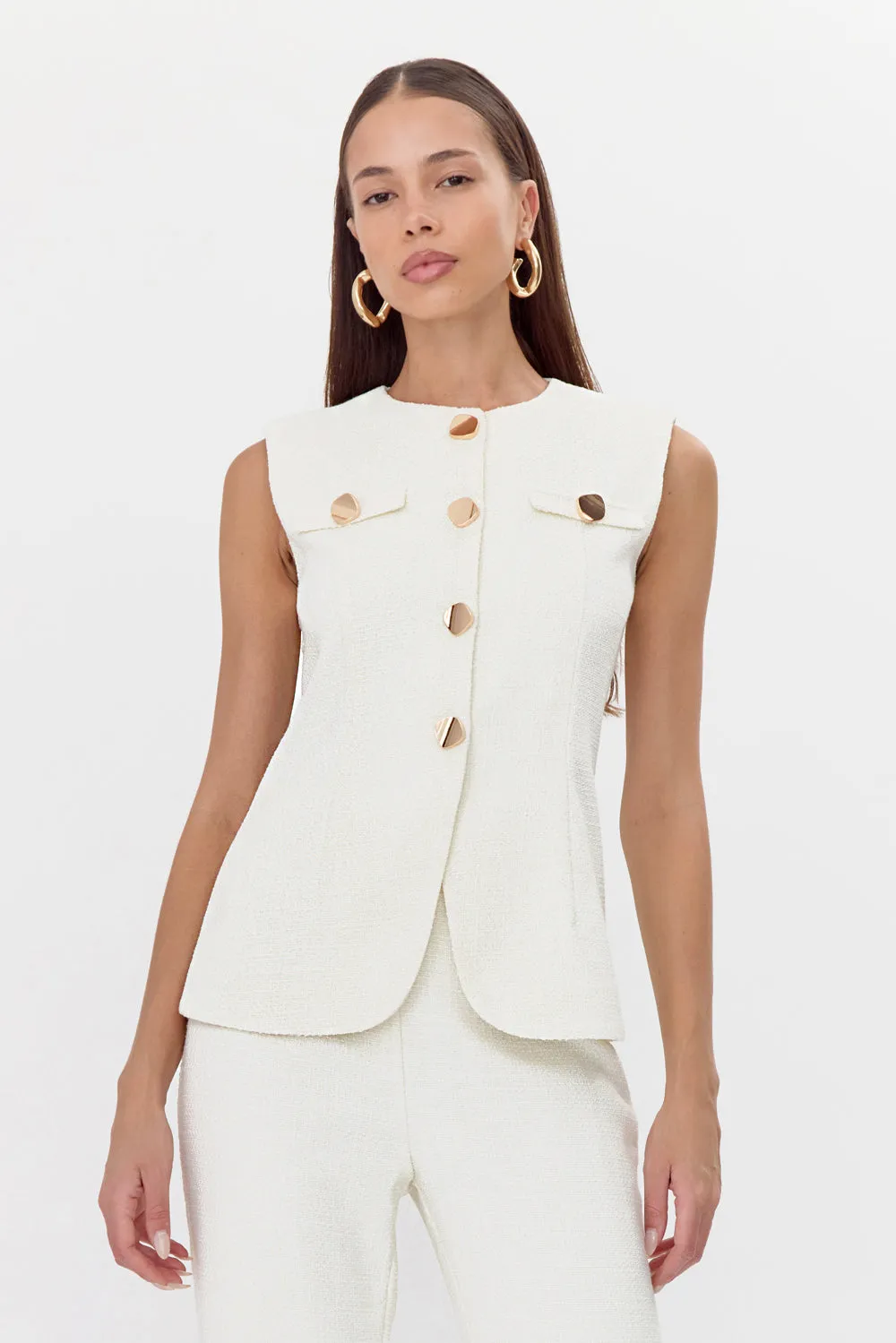 Jackie Tweed Vest