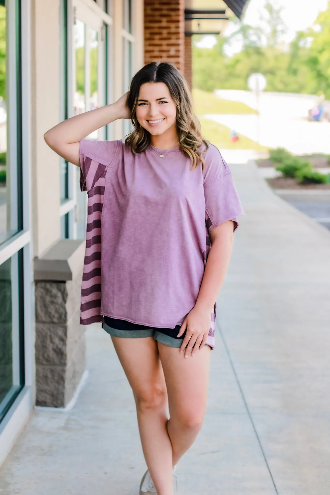 Just Striping Around in Purple