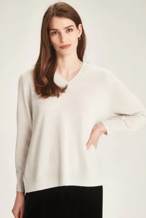 KARI CASHMERE V SWEATER