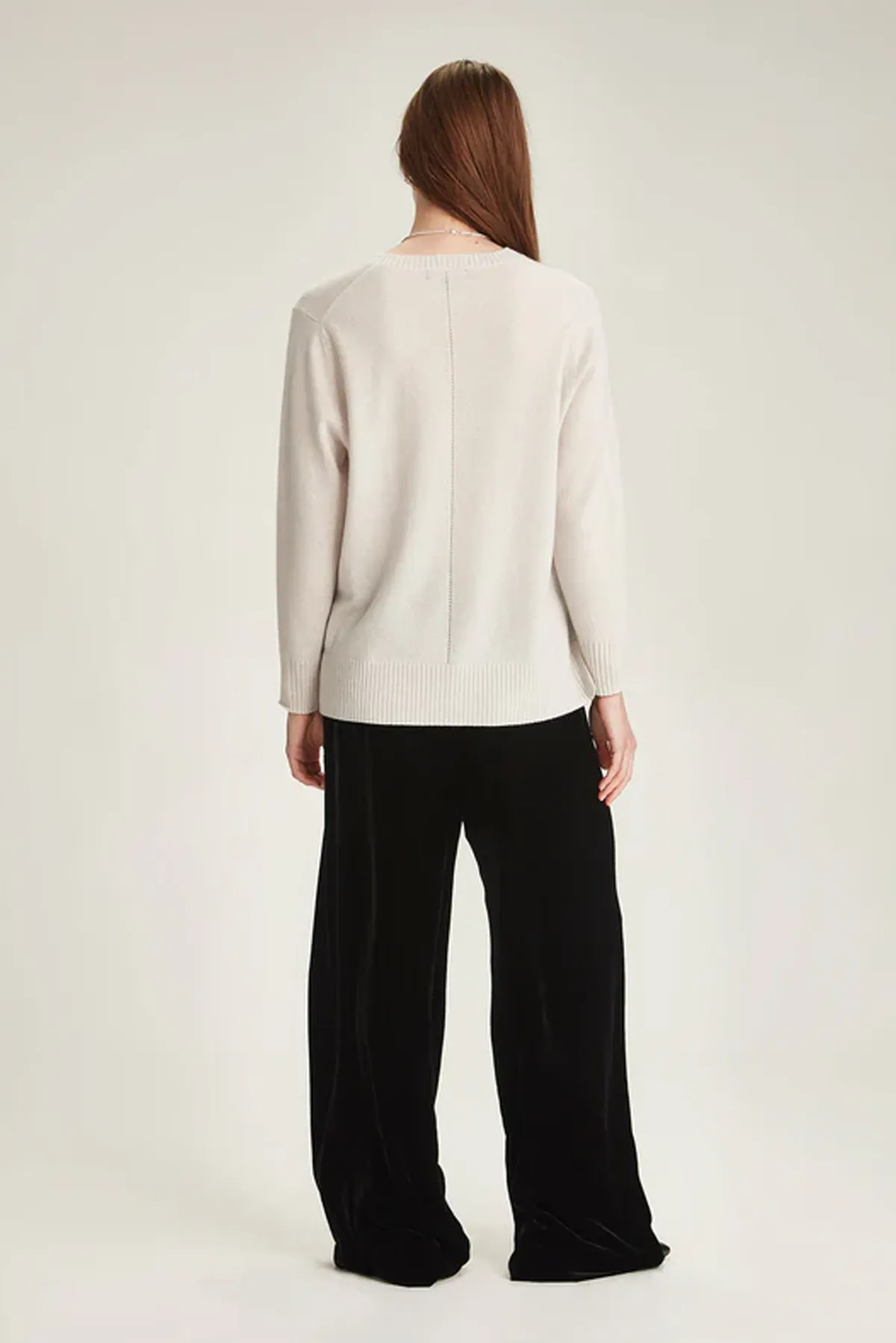 KARI CASHMERE V SWEATER
