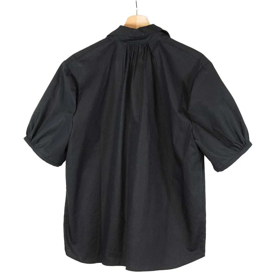 Kathya Popover Top - Black