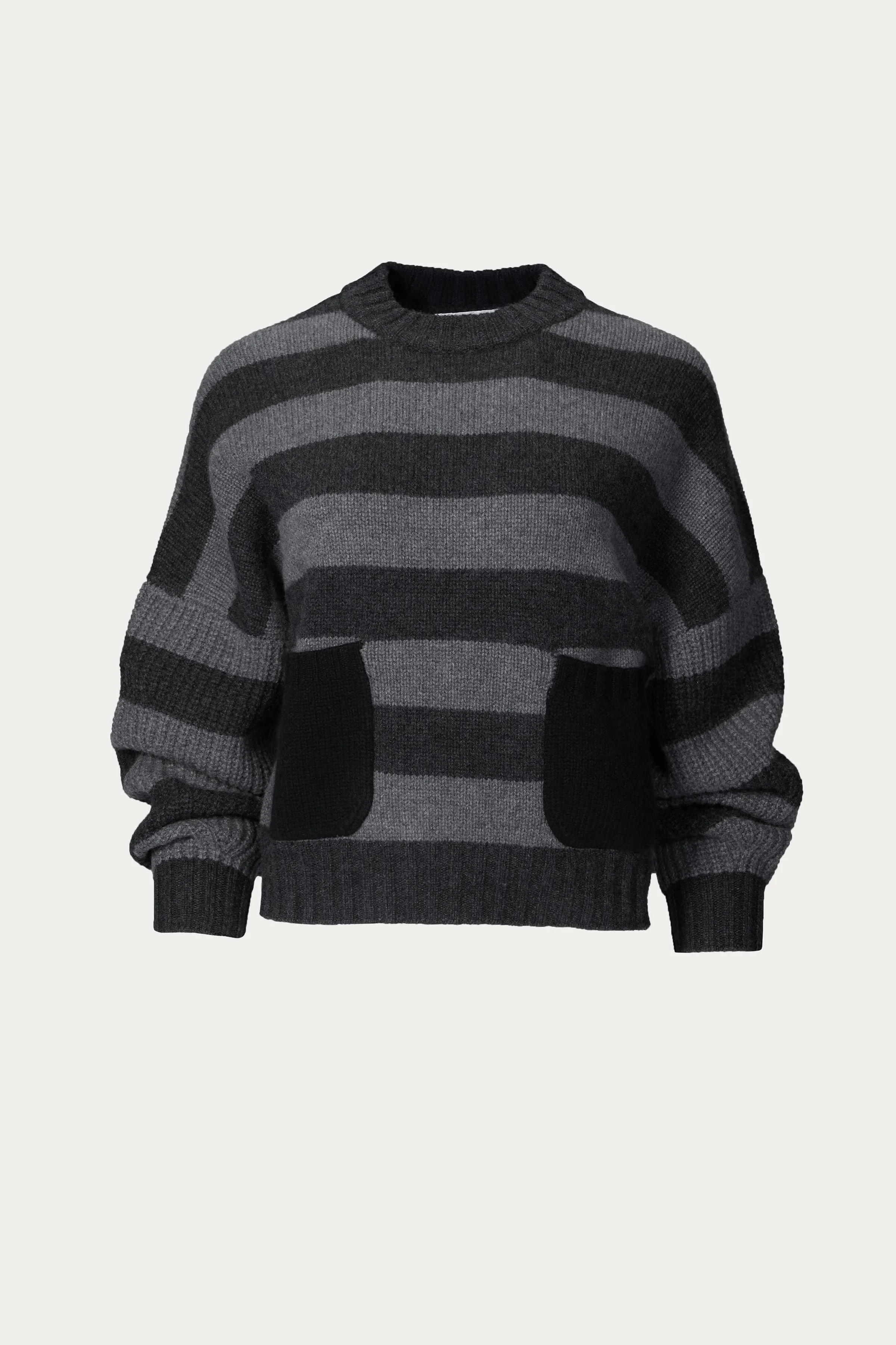 LUXE CASHMERE CROPPED CREWNECK SWEATER