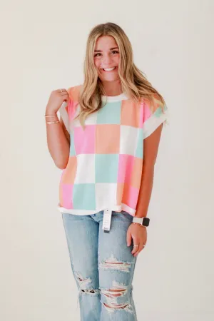 Meet Me On The Block Multicolor Top