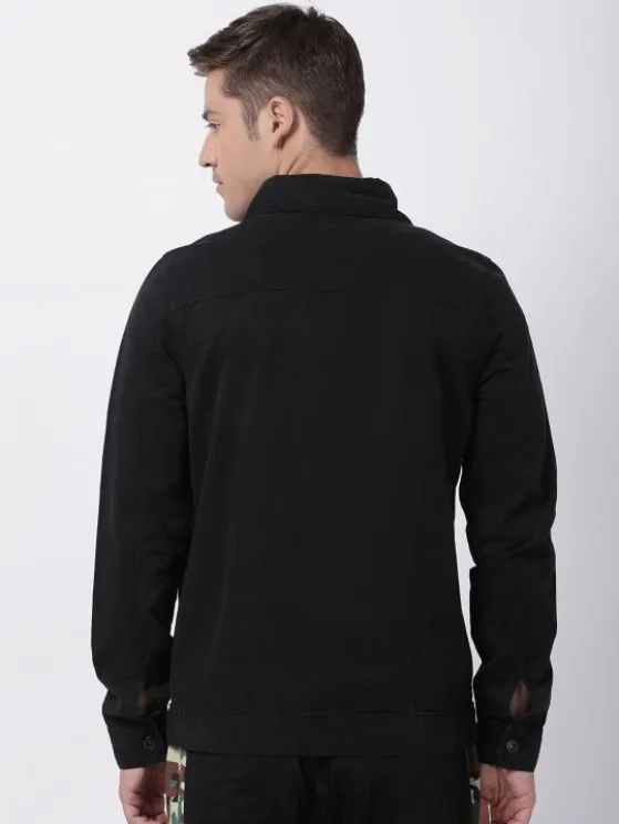 Mens Denim Jacket Black