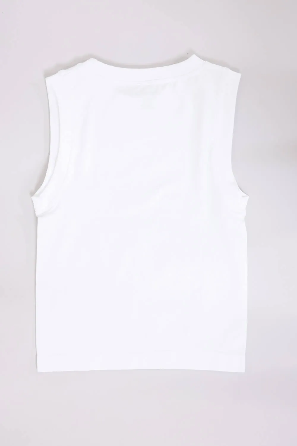 Moa Moa Seamless Tank Top for Girls in White | ITD799G-SEM-WHITE