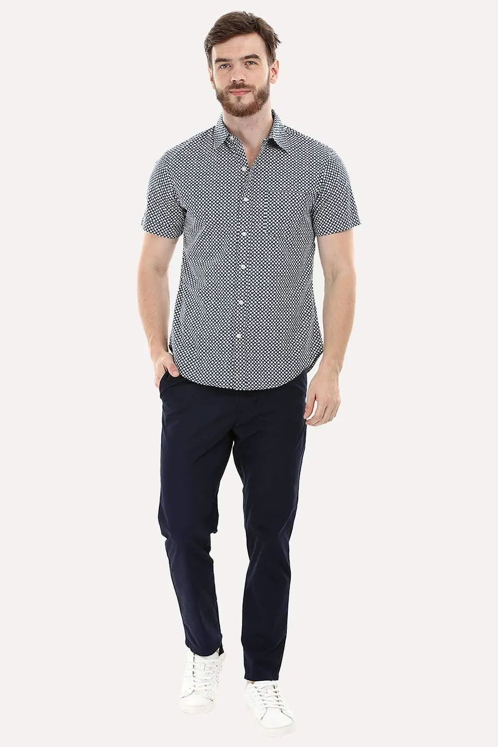 Navy Lightweight Chino Pants