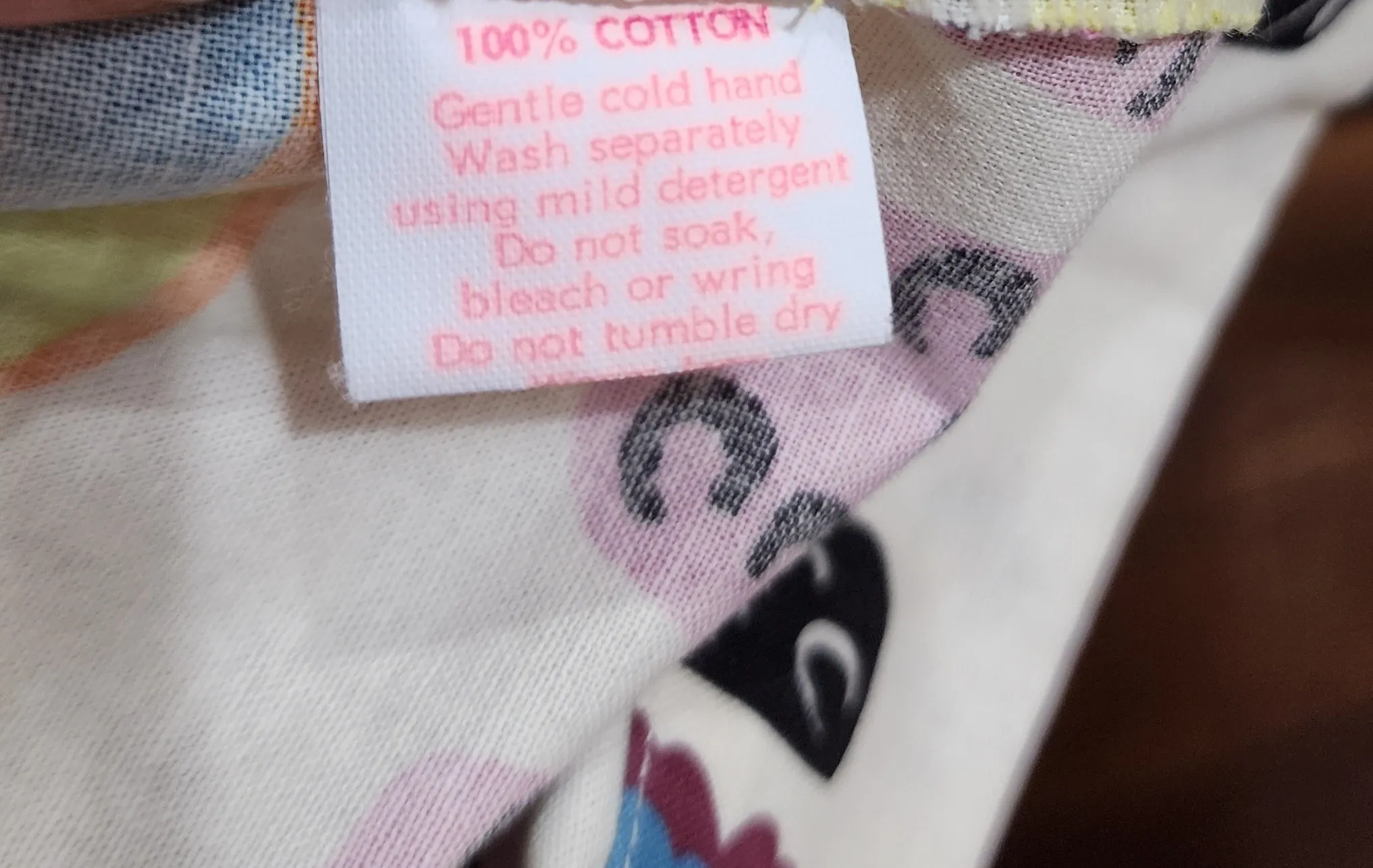 Obus writing print top size 8