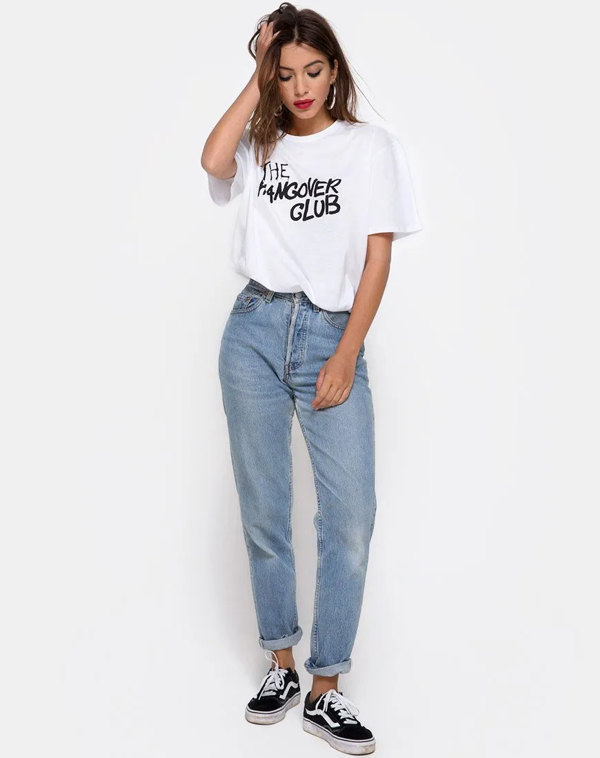 Oversize Basic Tee in Hangover Club