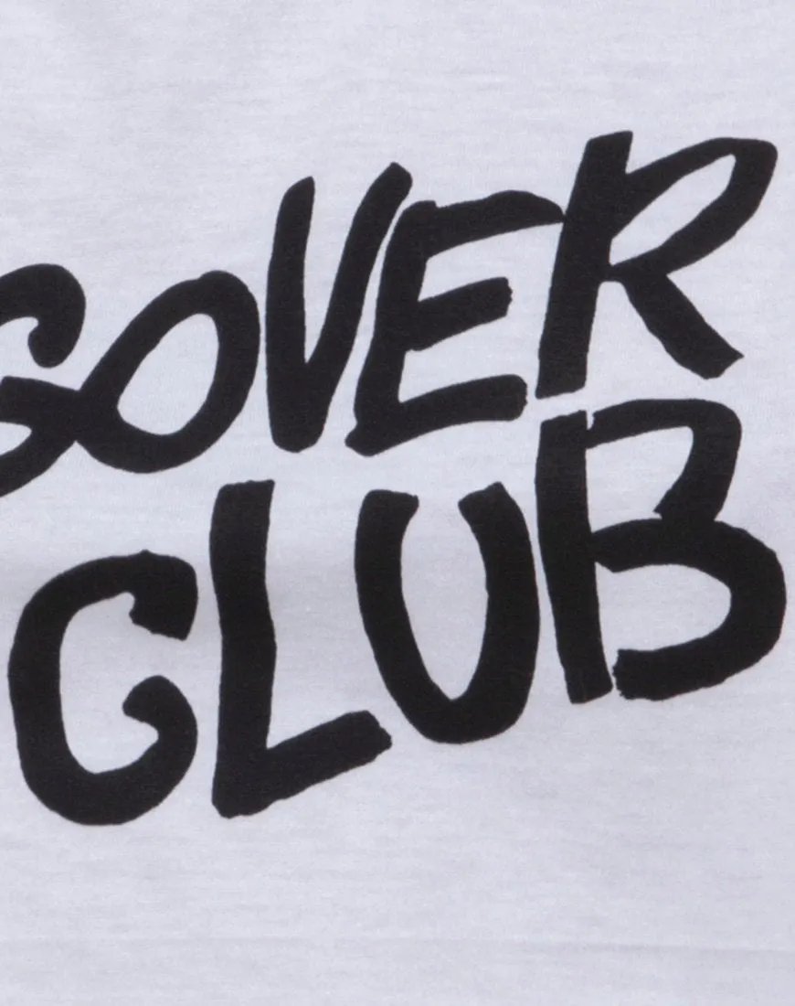 Oversize Basic Tee in Hangover Club