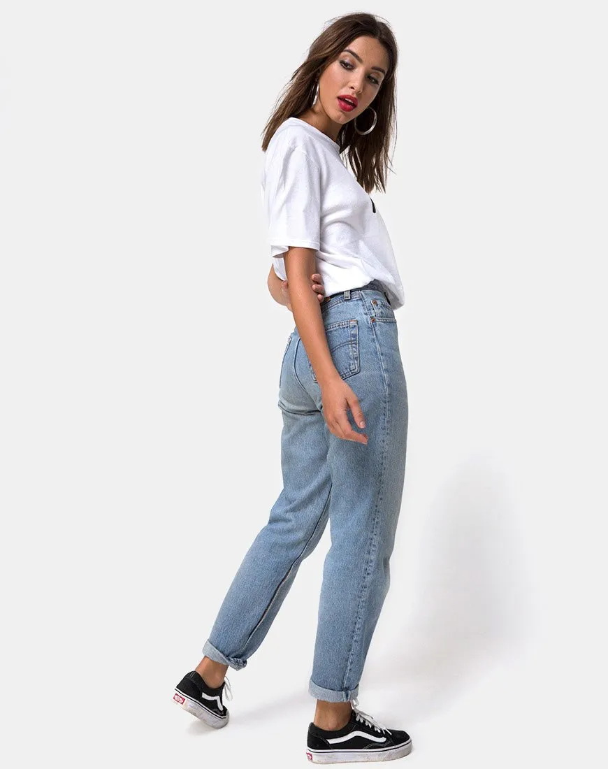 Oversize Basic Tee in Hangover Club