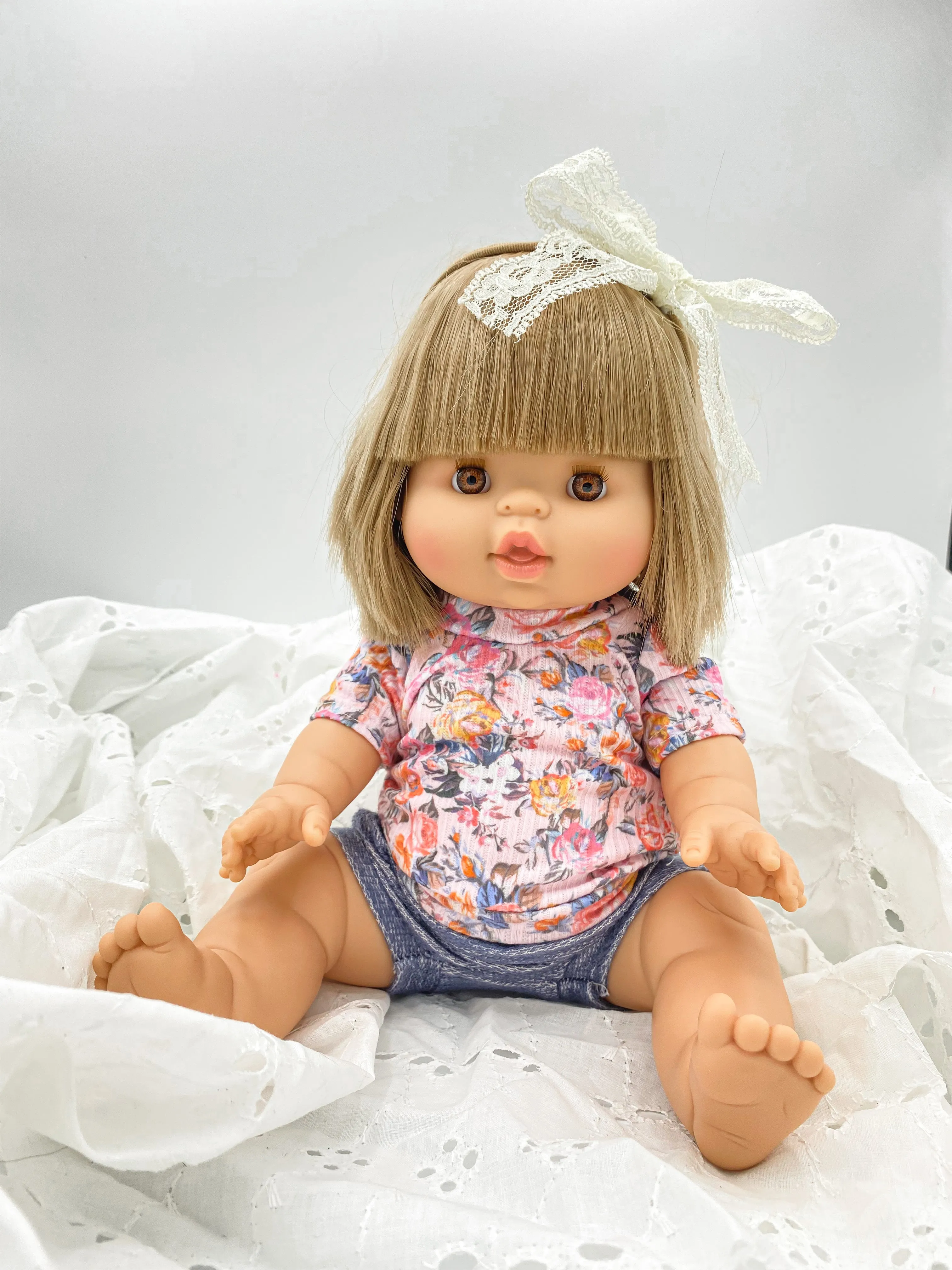 Pink floral knit lounge set -made to order- m21