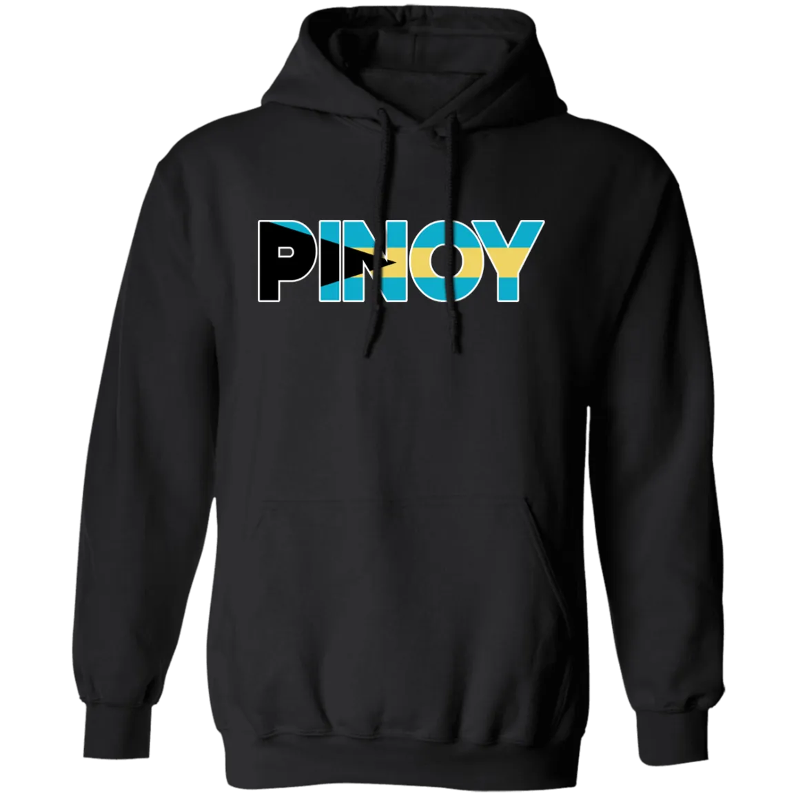 Pinoy Bahamas Flag Pinoy Bahamas Pullover Hoodie