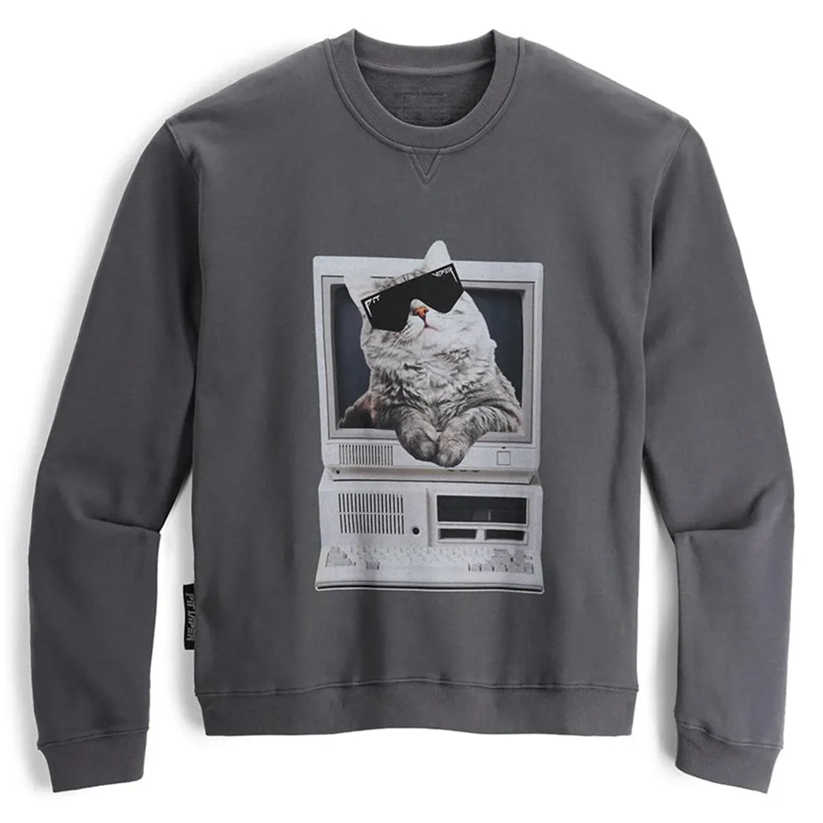 Pit Viper's Meowcrosoft Crew Neck Sweatshirt