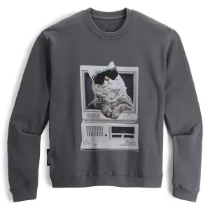 Pit Viper's Meowcrosoft Crew Neck Sweatshirt