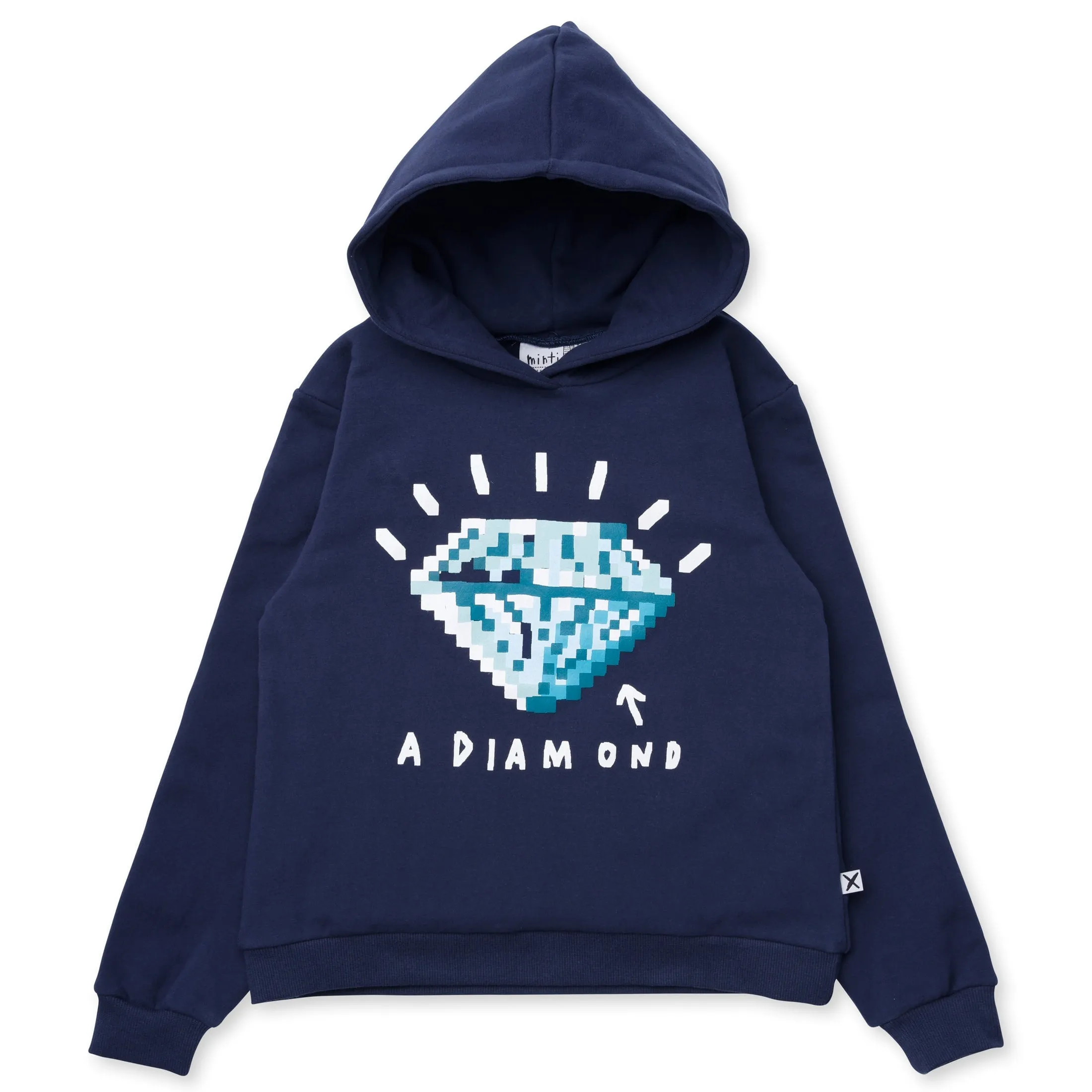 Pixelled Diamond Furry Hood