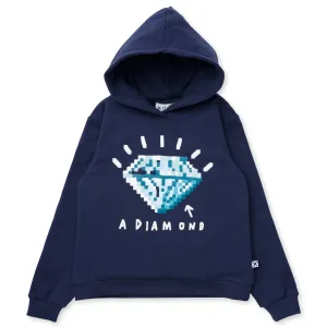 Pixelled Diamond Furry Hood
