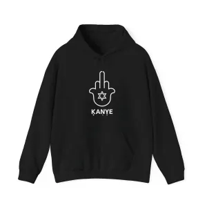 "FUCK KANYE HAMSA" Black Custom Unisex Hoodie