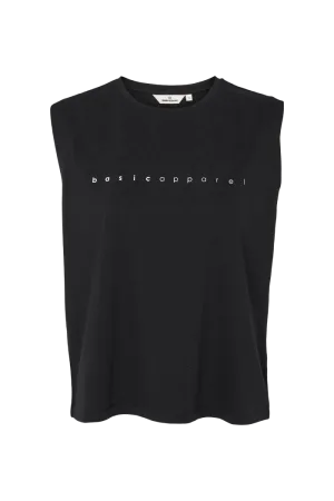 Raja Logo Tank - Black