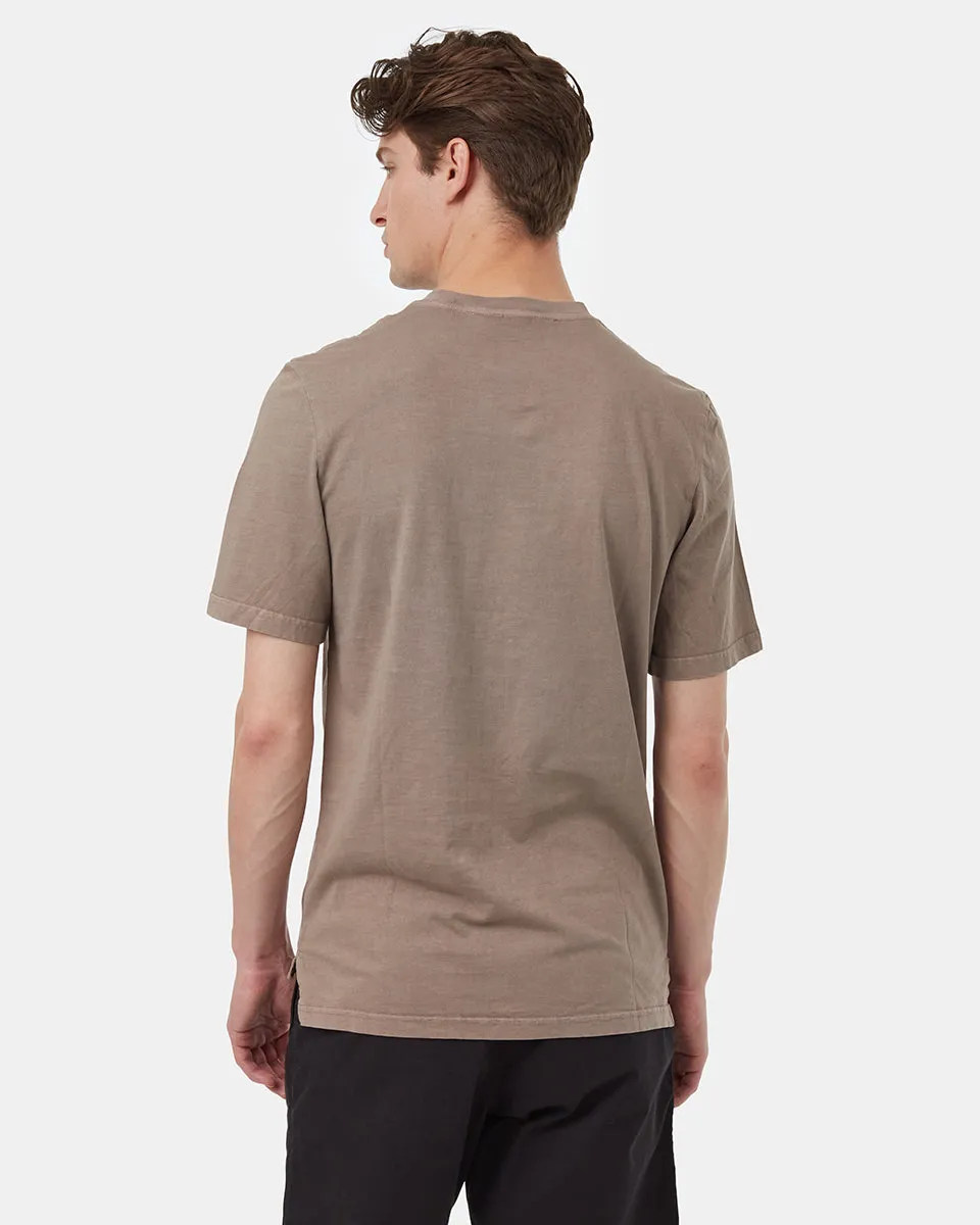 Regenerative Cotton Step Hem T-Shirt