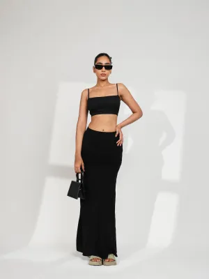 Rib Bustier Top